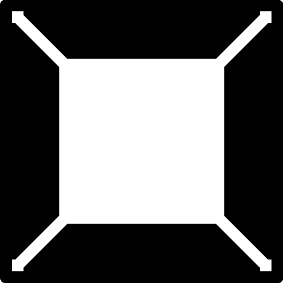 Quadratischer Rahmen
